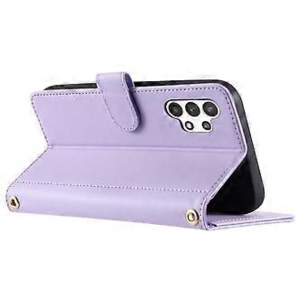 Til Samsung Galaxy A32 5G/M32 5G Etui Rhombus Grid Wallet Crossbody Telefon Taske Cover (Style D)