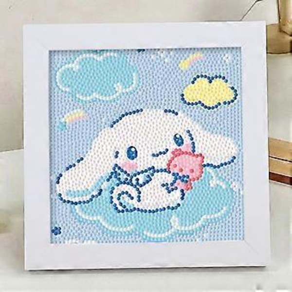 Timanttimaalaussetti - 5D Timanttitaidesetti Aikuisten ja Aloittelijoiden Timanttimaalausnumerosetti Timanttitaide Työkaluilla Kaneli Anime-kuvio DIY