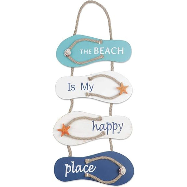 1 st Nautisk strand flip flop dekoration flip flop prydnad vägg h