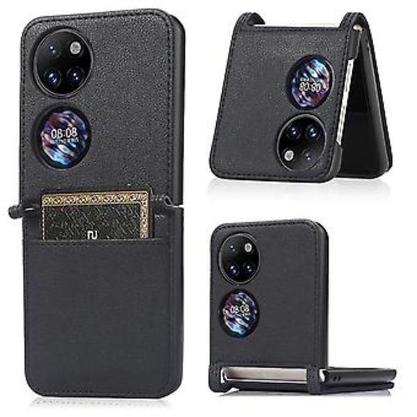 Foldbar Telefonetui Til Huawei P50 Pocket (Sort)