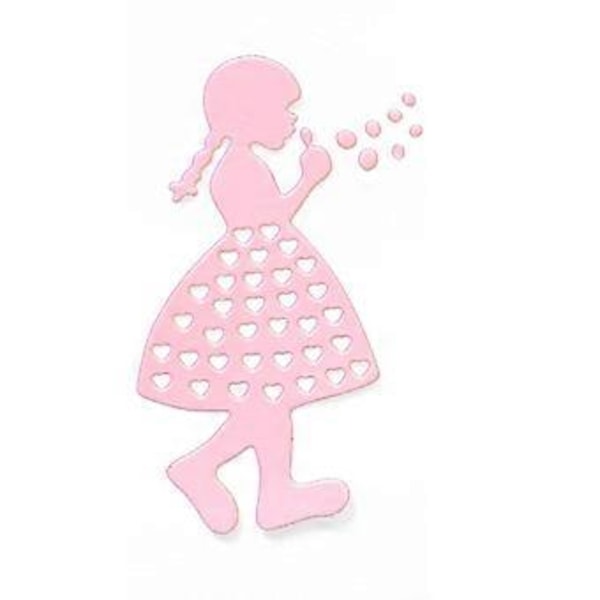 Lille Pige Skæreforme Embossing Die Cuts til Fødselsdagskort Gavekortfremstilling
