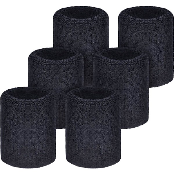 6 st handledsskydd handledsskydd för sport absorberande svettband fo