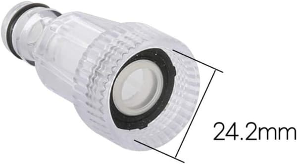 NC 2-pack 3/4 tum plastslangkoppling för högtryckstvätt