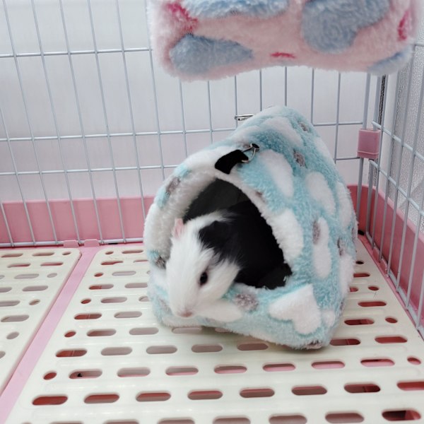 Sängkläder Plysch Mus Liten Hamster Hus Hängmatta Leksak Koja Guinea Pi
