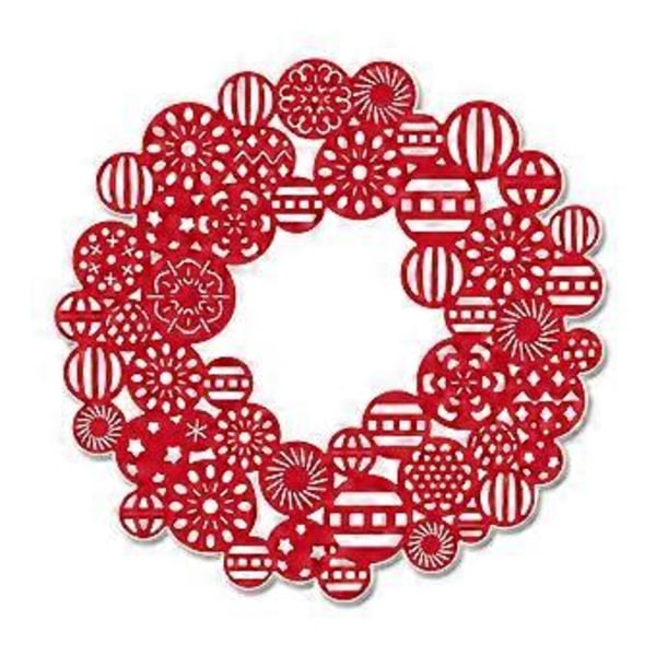 Julekrans Metal Skæreforme Stencil Scrapbooking DIY Album Stempel Papir Kort Prægning Dekoration Håndværk