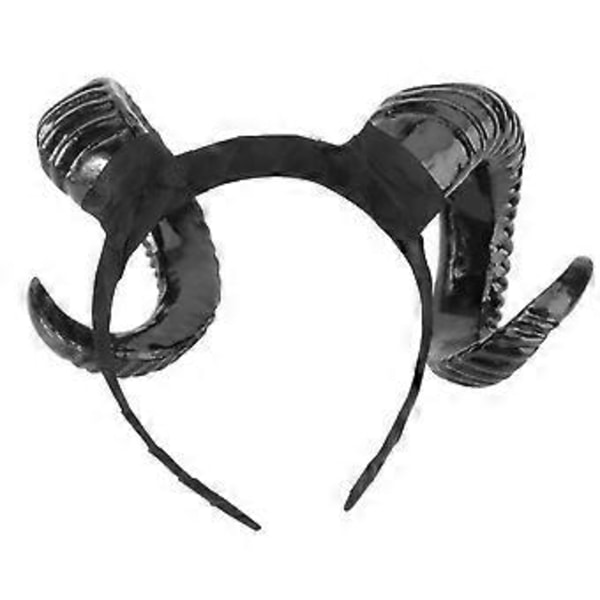 Hårbøjler Kvinder Sort Djævel Dæmon Hårbøjle Cosplay Hårbøjle Halloween Hårbånd Hårtilbehør Sorte Tyr Horn Kostume
