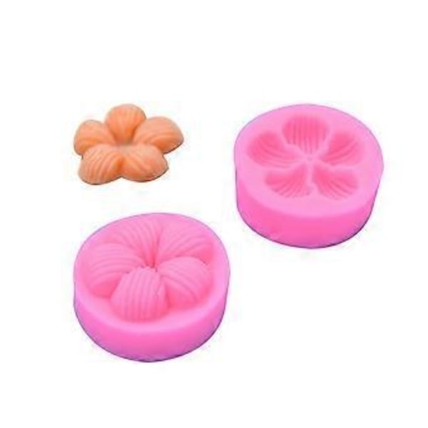 Chokoladeforme Blomst/Sommerfugl Form Bageform Fondantform Kageforme Silikonemateriale Gave til DIY Bageentusiast (Style2)