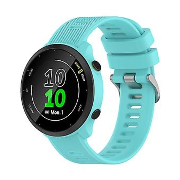 Til Garmin Forerunner 158 / 55 Twill Silikon Urrem (Søblå)