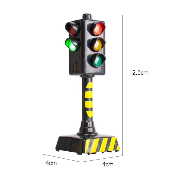 Trafiklys - 12,5 cm - Lyd- og lysfunktioner - Fra 3 år