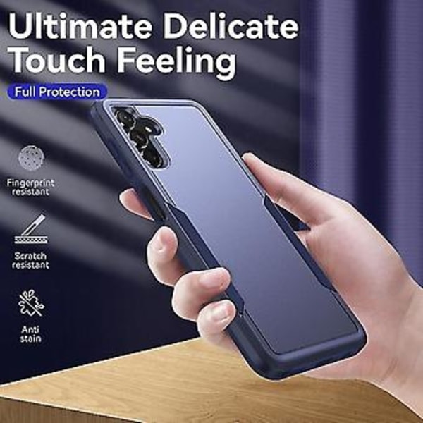 För Samsung Galaxy A13 5g Pioneer Armor Heavy Duty PC + TPU Telefonskal (Blå)