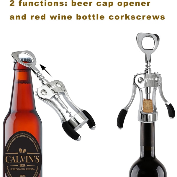 Bottle Opener Corkscrew Winged Bottle Opener Uncork Red Wine Beer