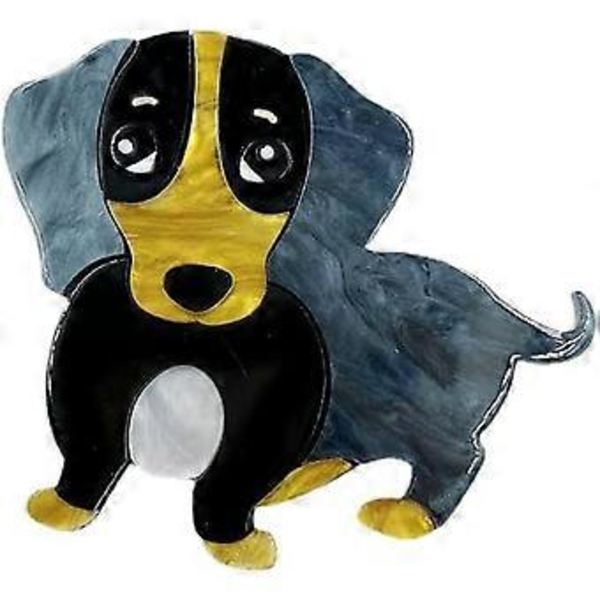 Hundbrosch, Handgjord Akryl Lapel Nål Stor Brosch Badge, Väska Nål Present till Kvinnor, Flickor, Pojkar 2.5in*2in