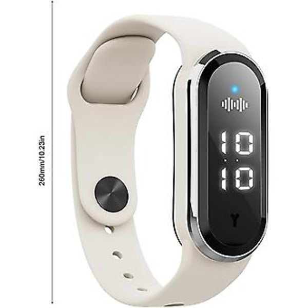 Ultralyd Armbånd Mod Myg, Smart Elektronisk Myg Armbånd USB Til Ældre, Børn, Voksne E