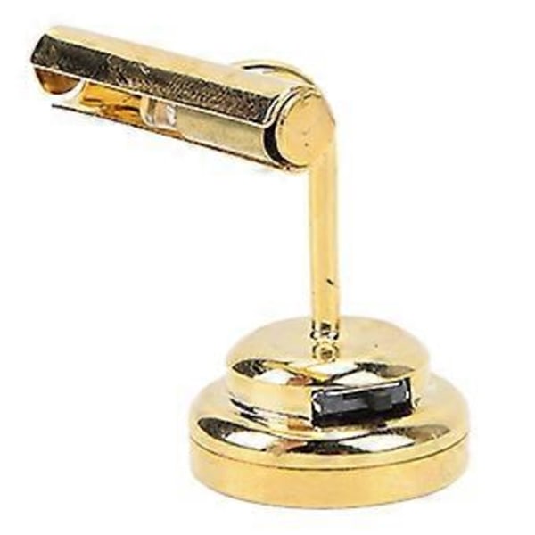 Nukkekodin Pieni Seinävalaisin Mini LED Nukkekodin Seinävalaisin Paristolla 1/12 Nukkekodin Huonekalujen Koristeluun Kulta