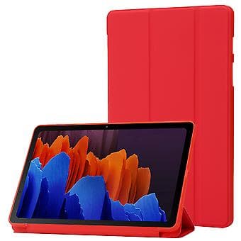 Lærtablettveske for Samsung Galaxy Tab S9 (Rød)