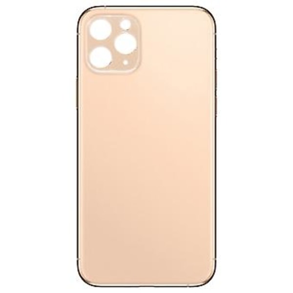 Bakre Batteri Lock Panel i Glas för iPhone 11 Pro (Guld)