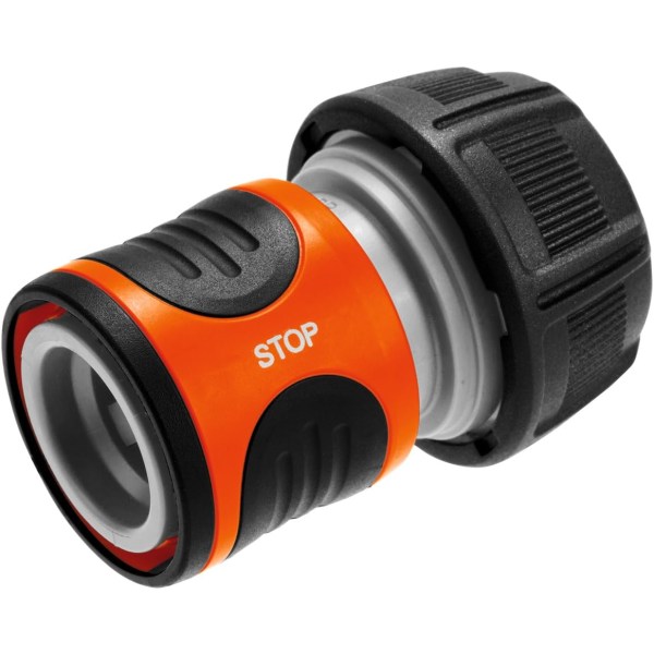 19 mm (3/4 tommer) hagekobling: push-in-kobling med, f