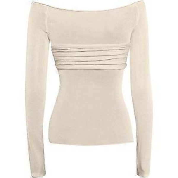 Naisten pitkähihainen paita, perus crop top, muodikkaat 2024, aluskerros, venyvä, slim fit, Y2K-topit, mesh-verkko, läpikuultava T-paita (khaki, L)