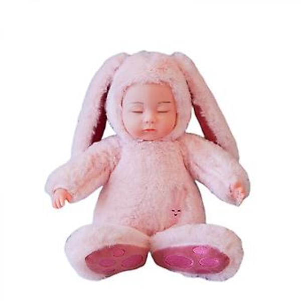 JUSCH Realistisk Babydocka Flicka, 10 Tum Fake Babydocka, Babydockor för Flickor och Pojkar 2+ År, Leksaker