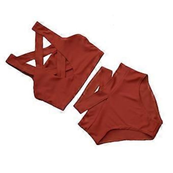 Sommer Sexet Bikini Badetøj Todelt Snøre Sexet Bikini Badetøj Strand Badetøj (L orange)