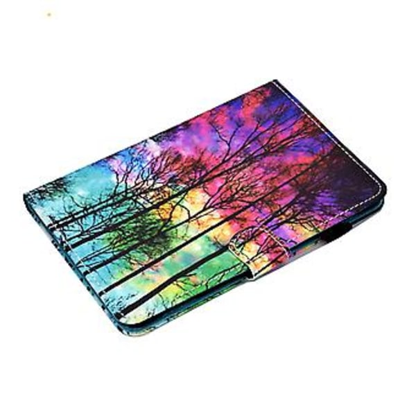Färgad Ritning PU-Tablettfodral För Lenovo Tab M9 För Lenovo Tab M9 (Skog)