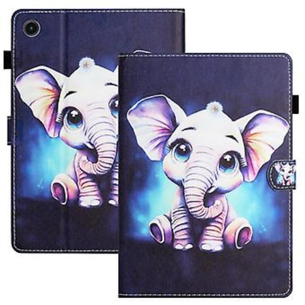 Sömnadsplattafodral för Samsung Galaxy Tab A9 (Elefant)