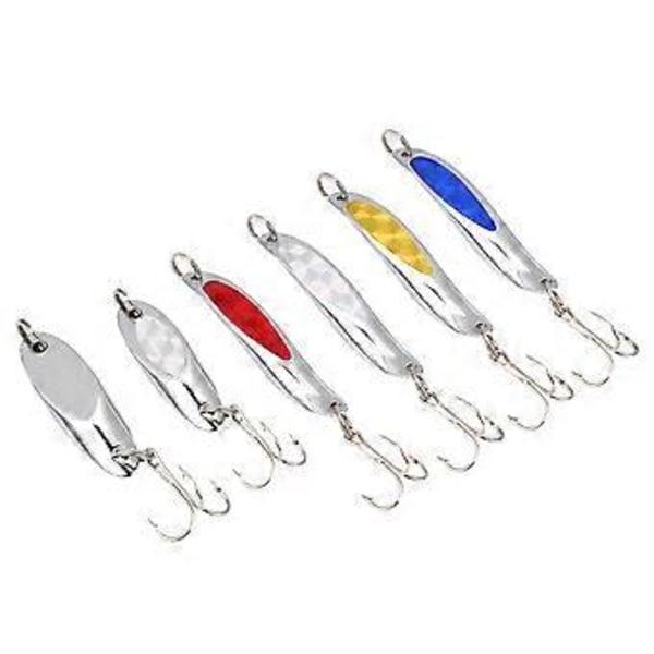 30 st Casting Spoon Båtfiske Metall Hårda Sekvenser Bete Tillbehör