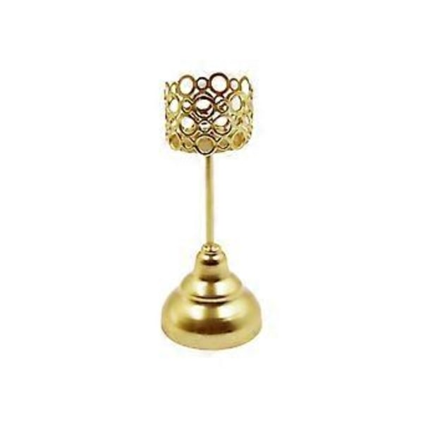 Tealight Ljushållare Värmeljushållare Ihålig Design Ljusstake Centerpiece för Bröllop Vardagsrum Dekoration (Stil D)