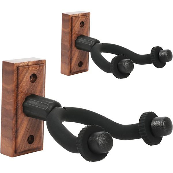 2-pack väggmonterade gitarrhållare, gitarrhängare