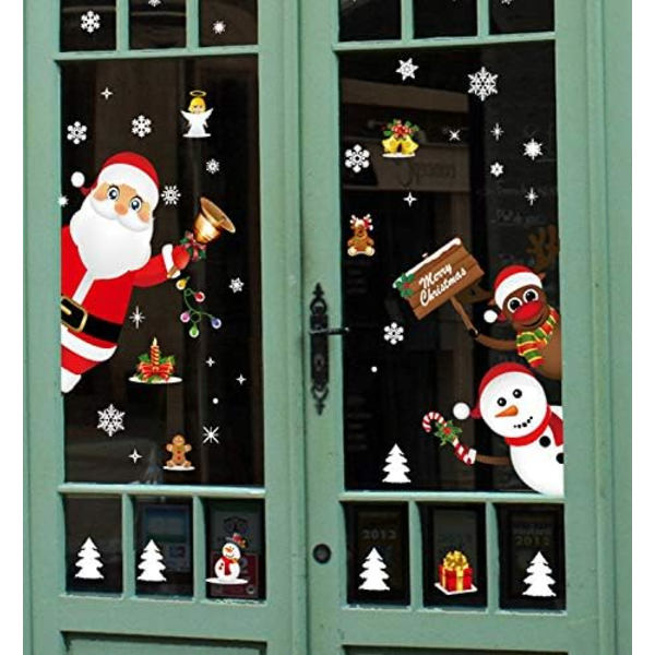Jule Vindue Stickers Jule Vindue Dekoration DIY Sød Reindee