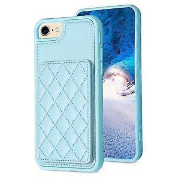 BF25 For iPhone 6/6s/7/8 PU-lærbelagt TPU-deksel med kortholder og kickstand (Stil G)