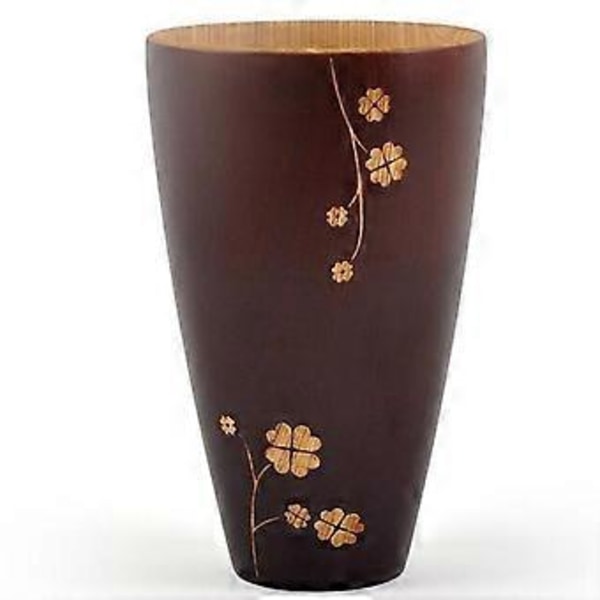 Trä Citron Kopp Tumbler Primitiv Handgjord Vinkopp Te Öl Kopp Dryck Mugg