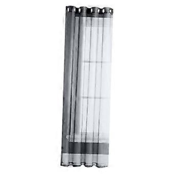 Utendørs Grå Gardiner Paneler Maljer Topp Veranda Terrasse Vindusgardin Drapering Pergola Basseng Personvern Solrom Proof Vindusbehandlinger (132x213cm)
