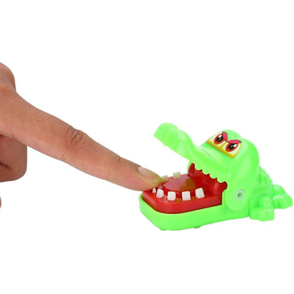 2 st Biting Finger Crocodile Game Söt tecknad krokodil Barn Ac