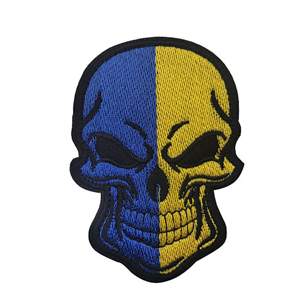 9 stk. Ukrainsk soldat flagg brodert armbind med borrelås