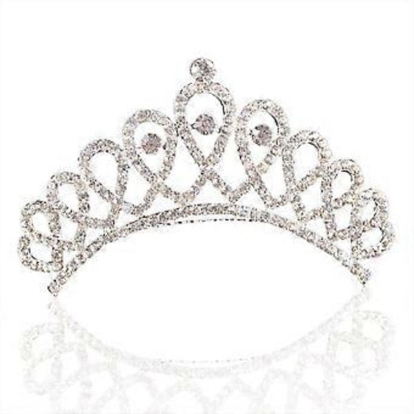 Mini Prinsessakruunu Kampa Rhinestone Lapset Hiusten Kampa Kiiltävä Helmi Pääkoriste Syntymäpäivä Hiusten Koriste Koristeelliset Hiusten Tarvikkeet Tytöille (tyyli 10)