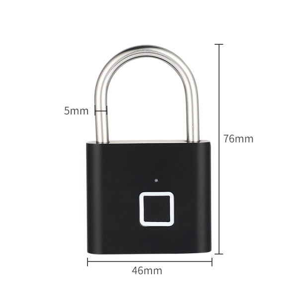 Fingerprint Padlock,AICase Electronic Door Lock Fingerprint Recog