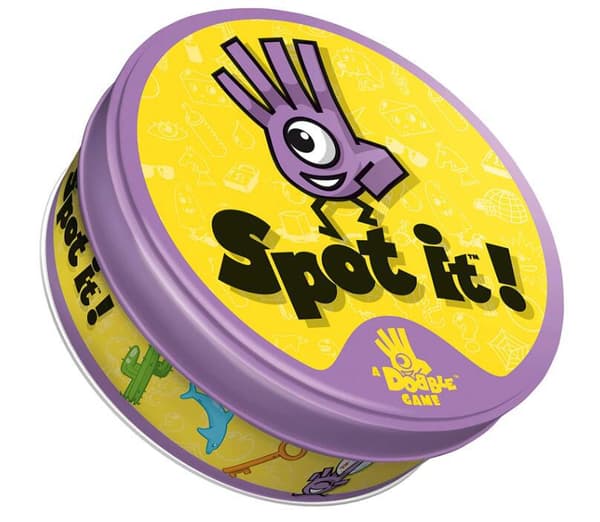Dobble Spot It Kortspel Leksak Järnbox Brädspel (Stil 3)
