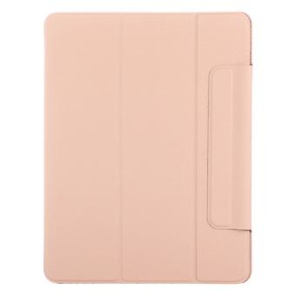 Magnetiskt PU Smart Tabletfodral För iPad Air 11 2024 (Guld)