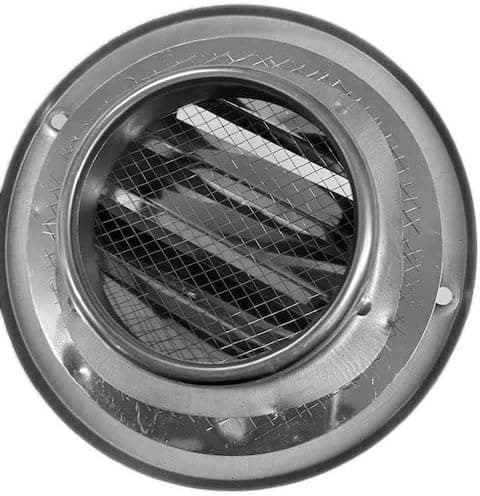 Ventilasjonsgitter for kjøkkenvifte i rustfritt stål