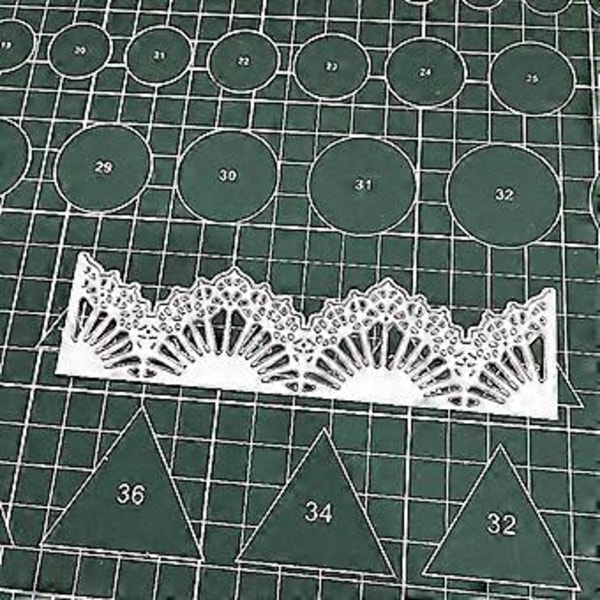Fanramme Metal Skæreforme Skabelon Scrapbooking DIY Album Stempel Papir Kort Prægning Dekoration