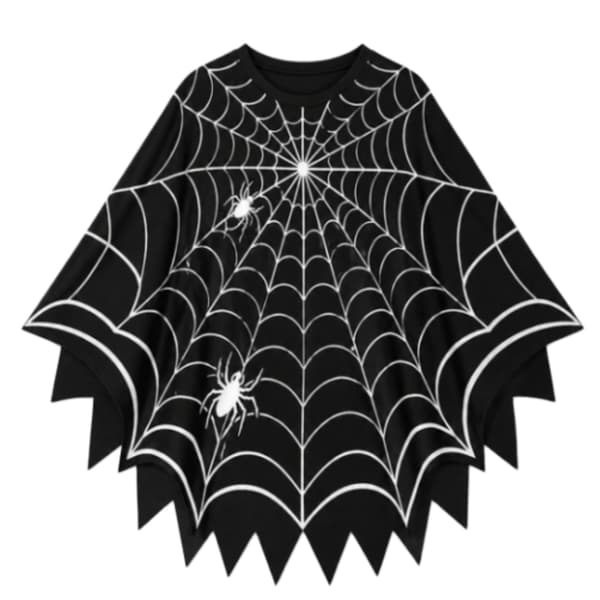 Halloween Edderkop, Spøgelse og Monster Kapper og Sjaler til Karneval, Maskeradefester og Rollespil