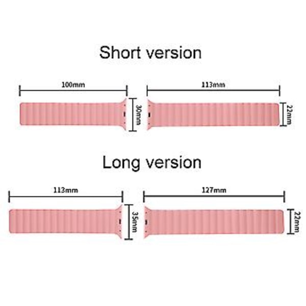 Armband till Apple Watch 7 45mm / 6&SE&5&4 44mm / 3&2&1 42mm (Blå)