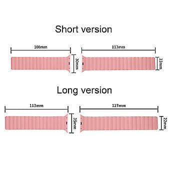 Rem til Apple Watch 7 45mm / 6&SE&5&4 44mm / 3&2&1 42mm (Sort)