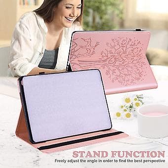 Tree & Deer Tablettveske for Lenovo Legion Y700 (Rosa)