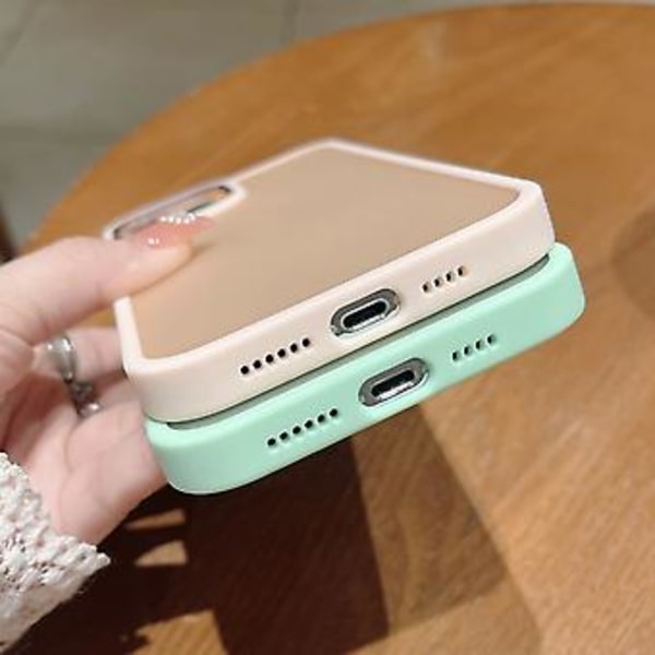 PC + TPU Telefon Cover til iPhone 12 / 12 Pro (Matcha Grøn)