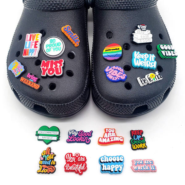 50 st skosmycken, Crocs-smycken Crocs-tillbehör för flickor pojke
