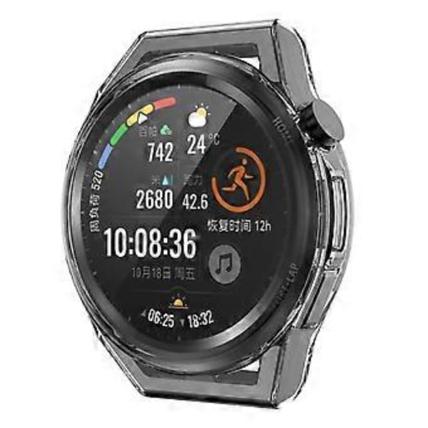 Smartwatch-fodral Bumper Cover Lätt Skyddande Skal för Huawei GT Runner (Svart)