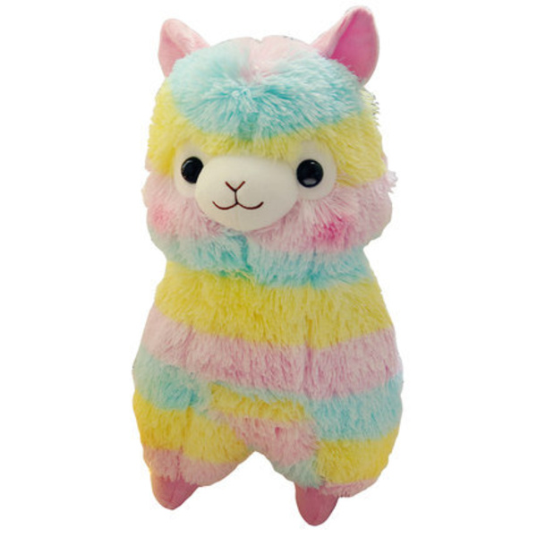Knusblød Fyldt Legetøjs Llama Regnbue Alpaca Dukke Lam Fyldt An