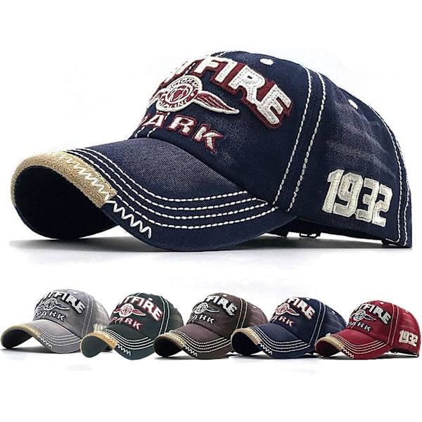 Vintage Baseball Cap Mænd Spark Letters Cap Snapback Hip Hop Flat